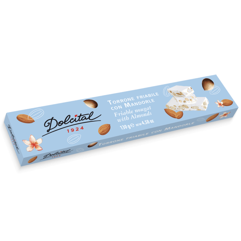 Torrone friabile con mandorle