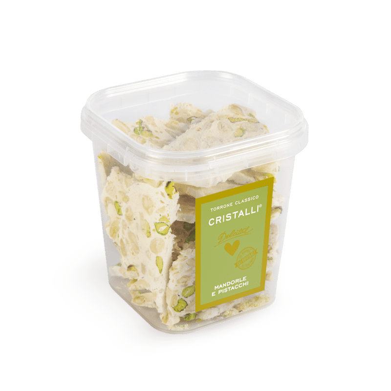 Cristalli mandorle e pistacchi